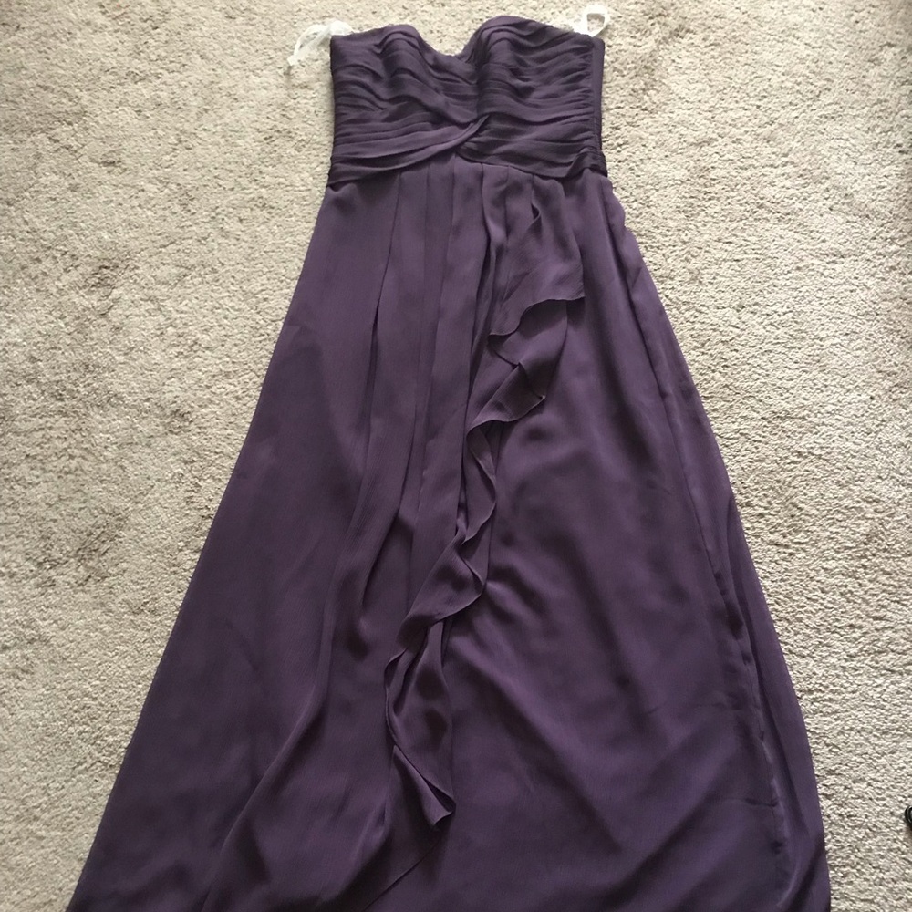 David’s bridal plum bridesmaid dress